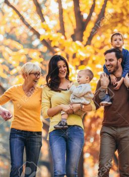 Spazieren in der Natur